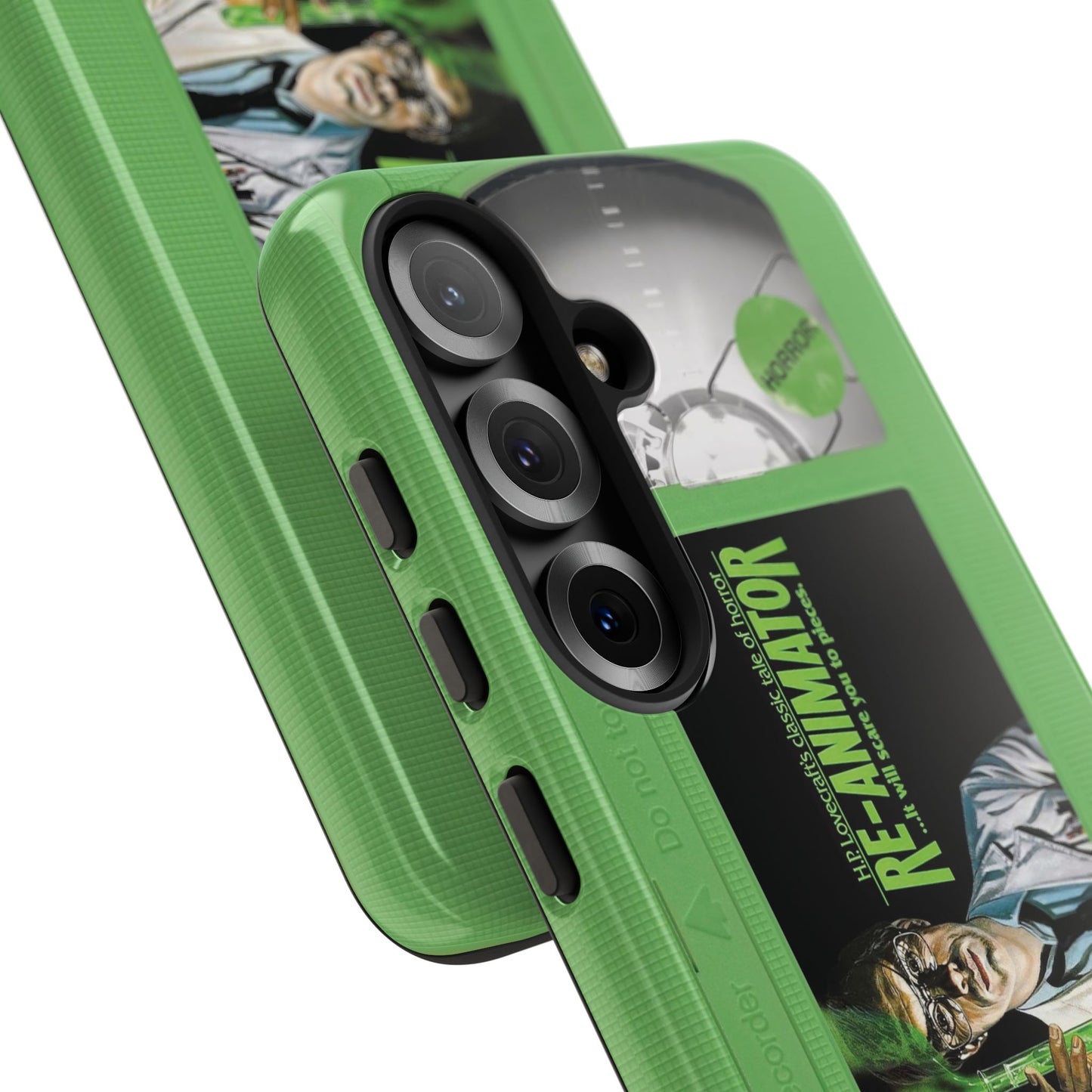 Reanimator Limited Edition Green Impact Resistant VHS Phone Case