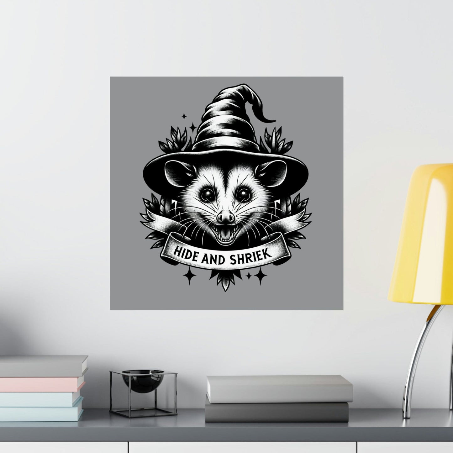 Hide and Shriek Matte Poster Print