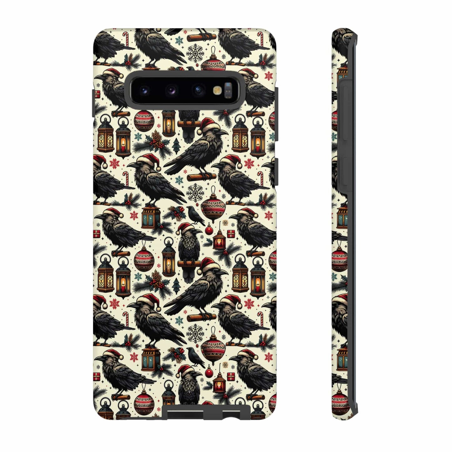 Christmas Crows Impact Resistant Phone Case