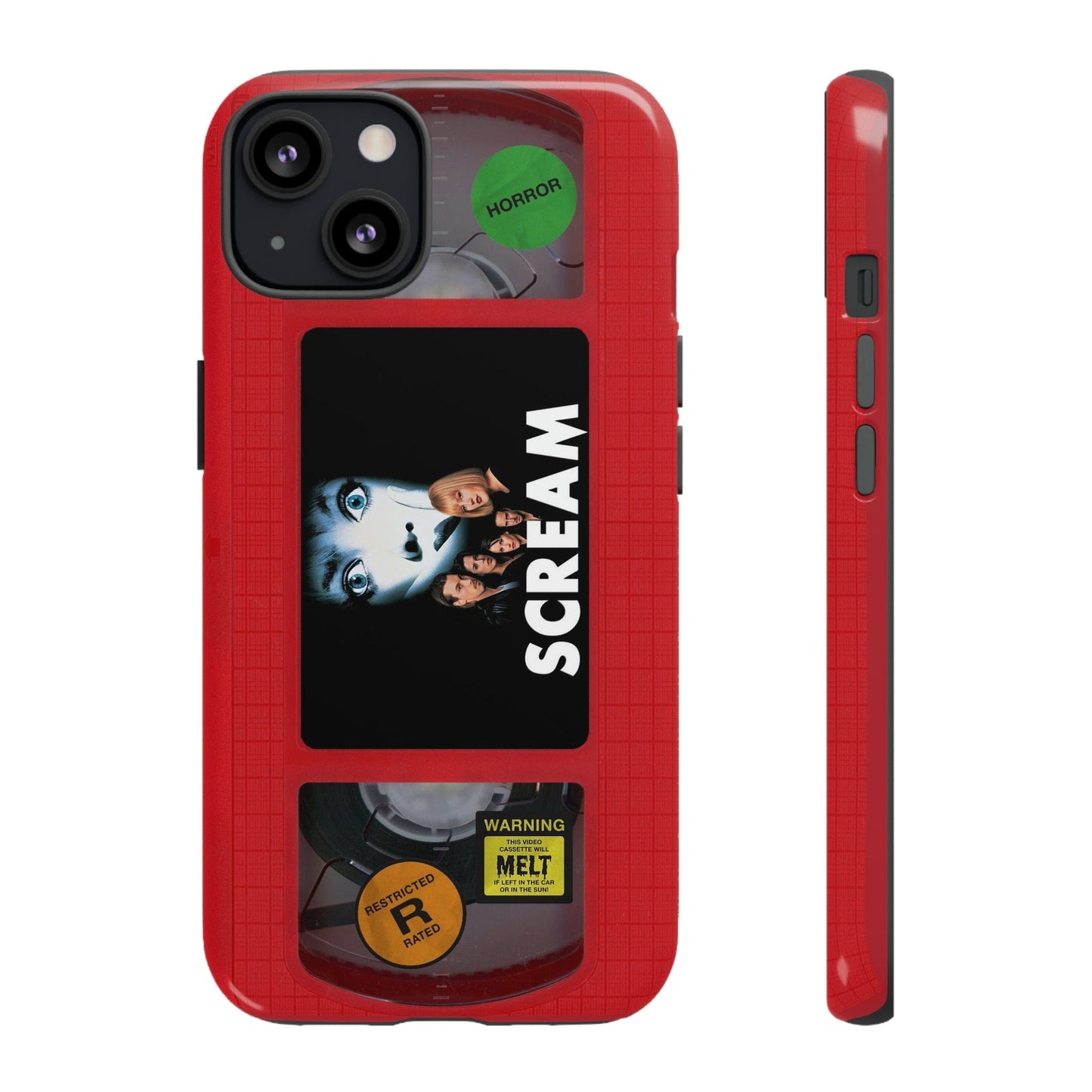 Scream Red Limited Edition Impact Resistant VHS Phone Case