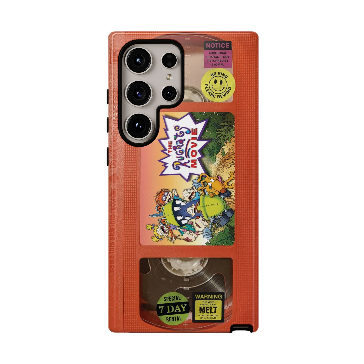 Rugrats Orange Edition VHS Phone Case