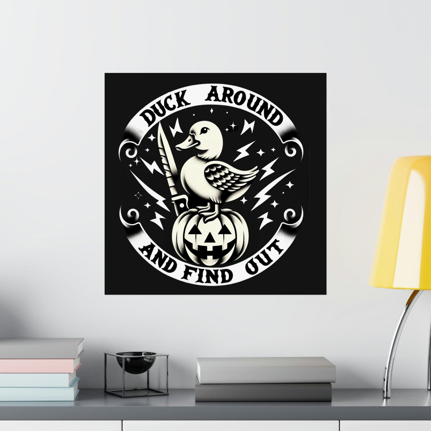 Duck Around Matte Poster Print
