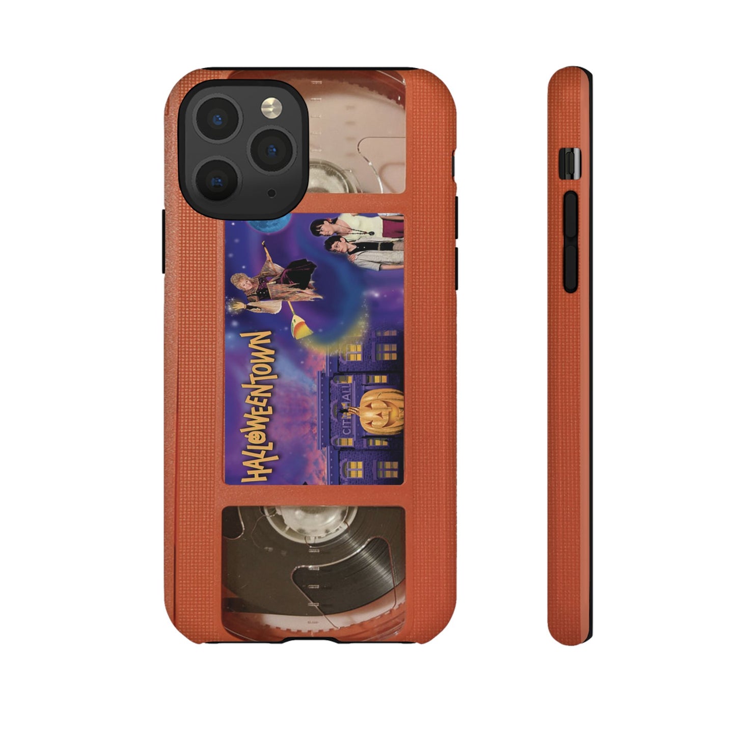 Halloween Town Orange Impact Resistant Phone Case