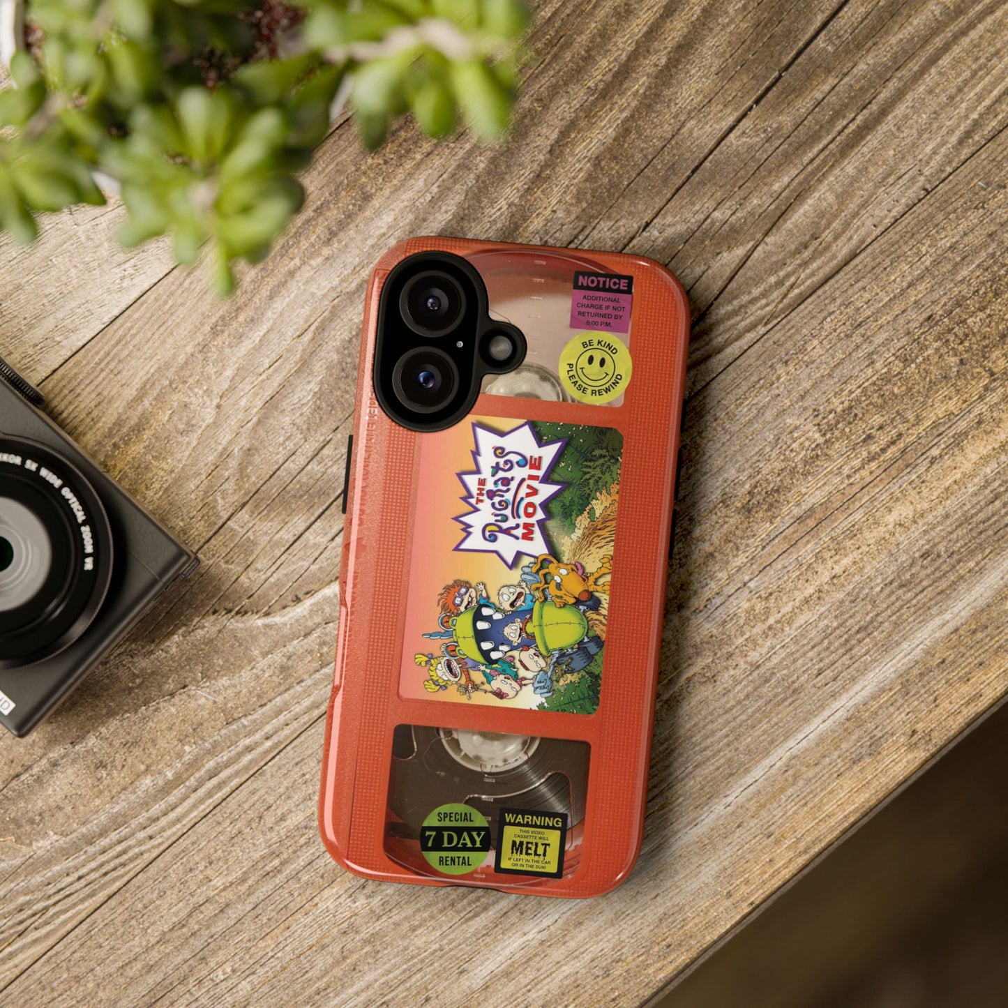 Rugrats Orange Edition VHS Phone Case