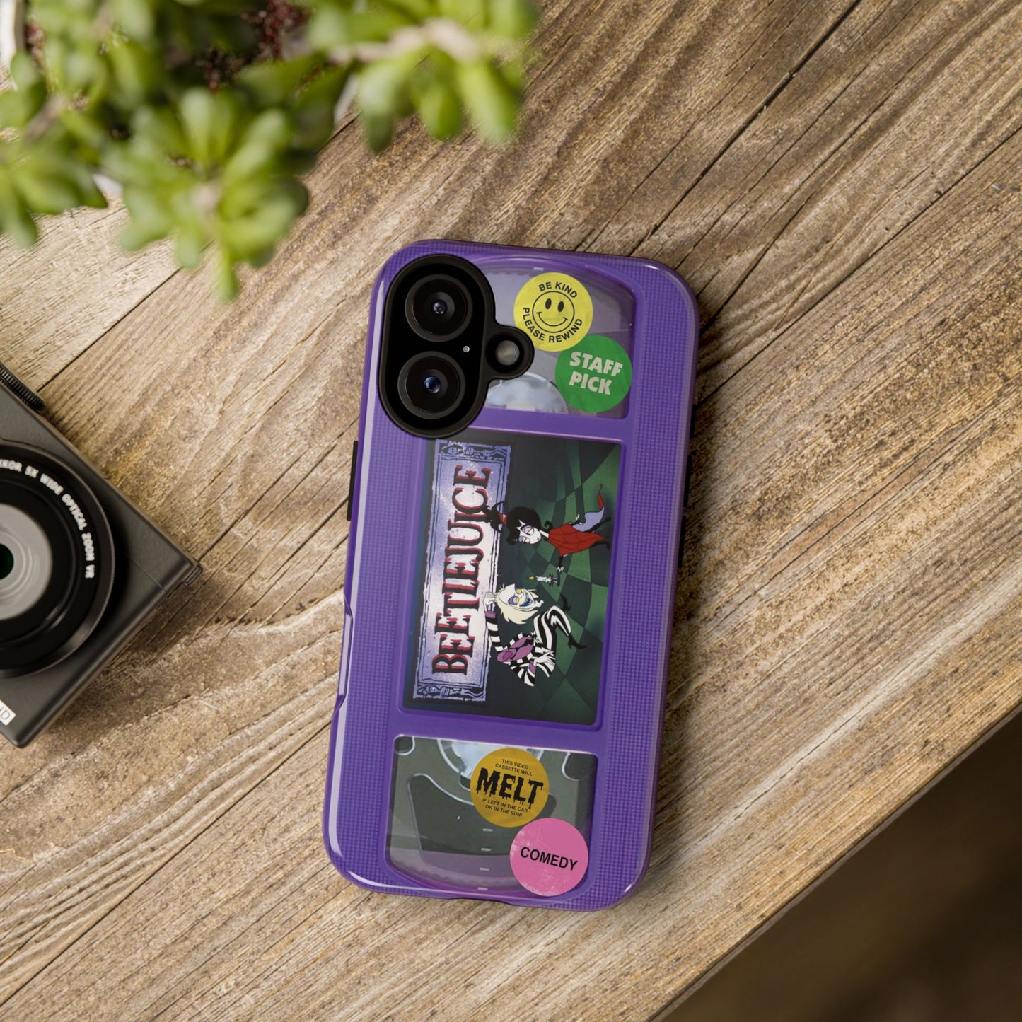 Animated BJ Purple Edition Impact Resistant VHS Phone Case