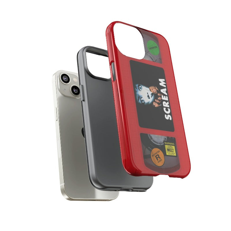 Scream Red Limited Edition Impact Resistant VHS Phone Case