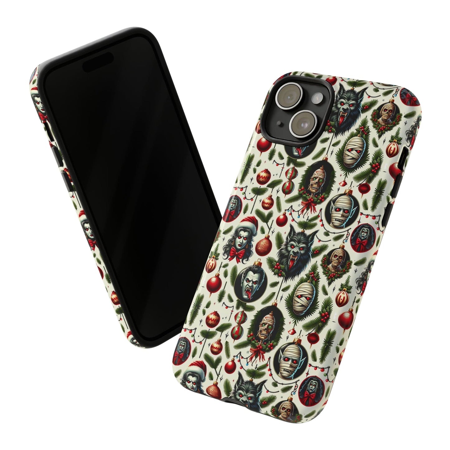 Horror Ornaments Impact Resistant Phone Case