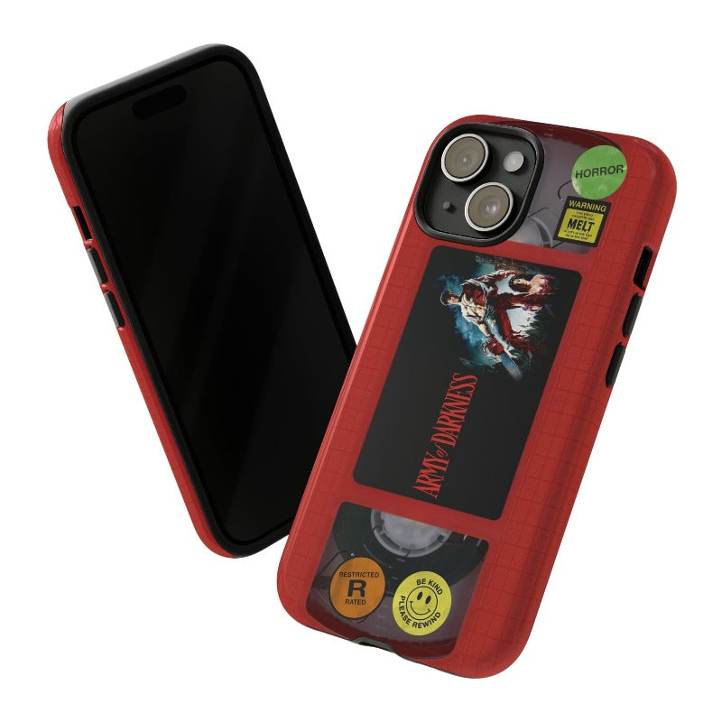 Army of Darkness Red Edition VHS Phone Case