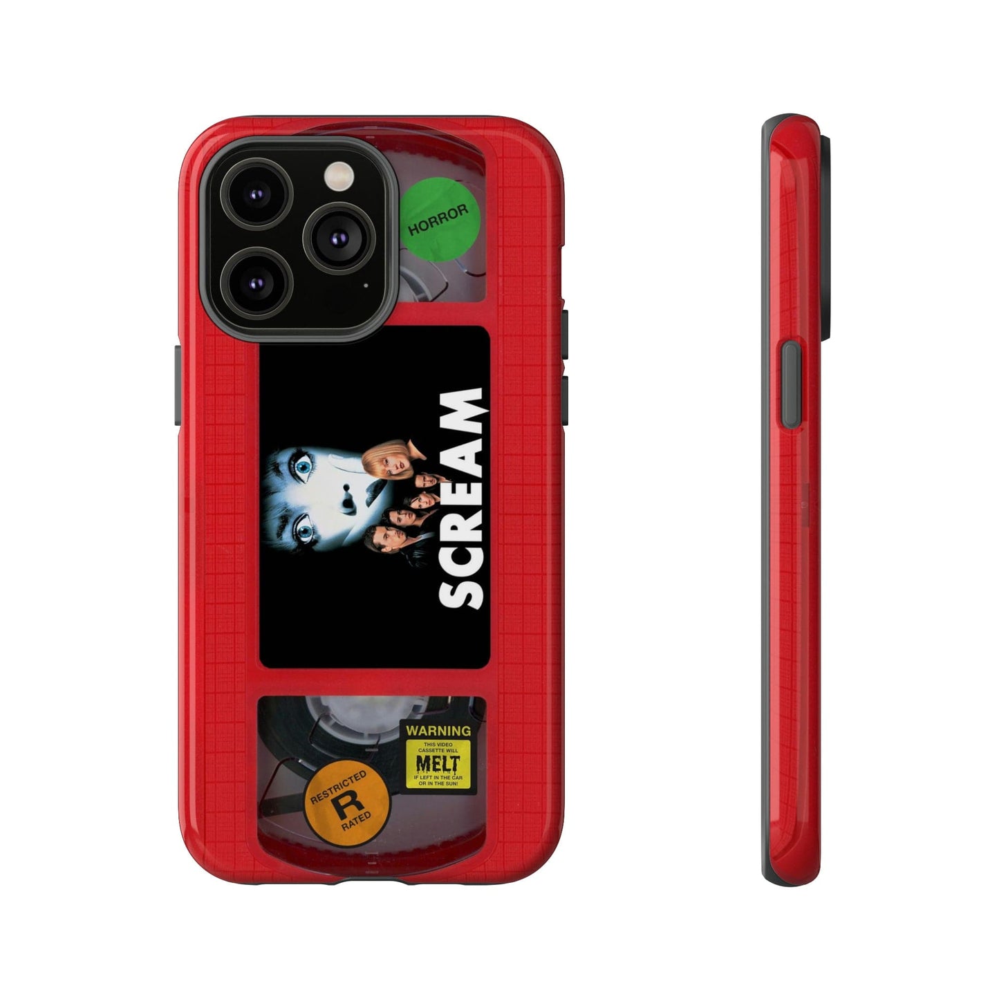 Scream Red Limited Edition Impact Resistant VHS Phone Case