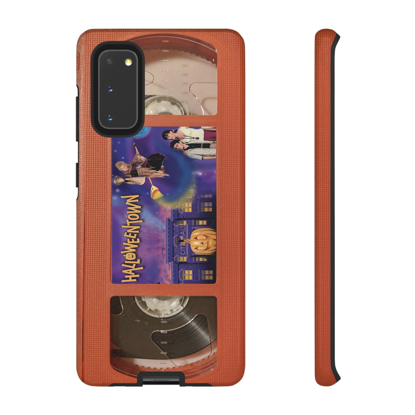 Halloween Town Orange Impact Resistant Phone Case
