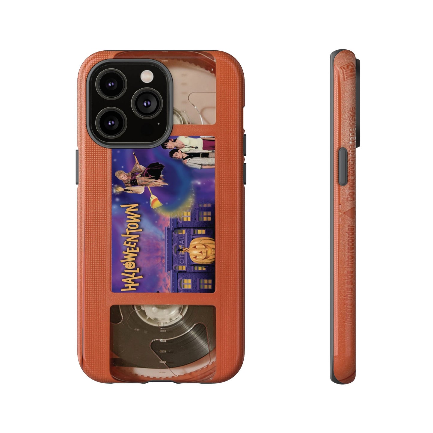 Halloween Town Orange Impact Resistant Phone Case