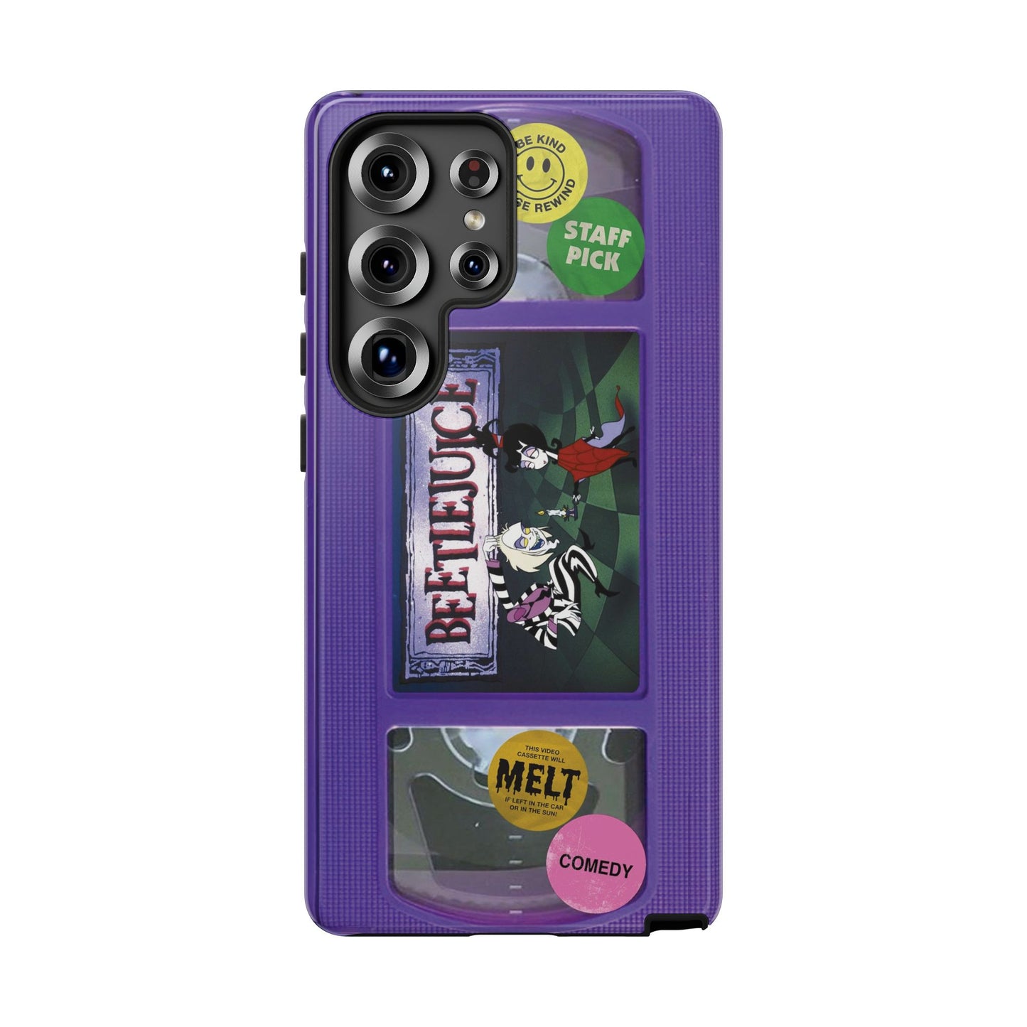 Animated BJ Purple Edition Impact Resistant VHS Phone Case