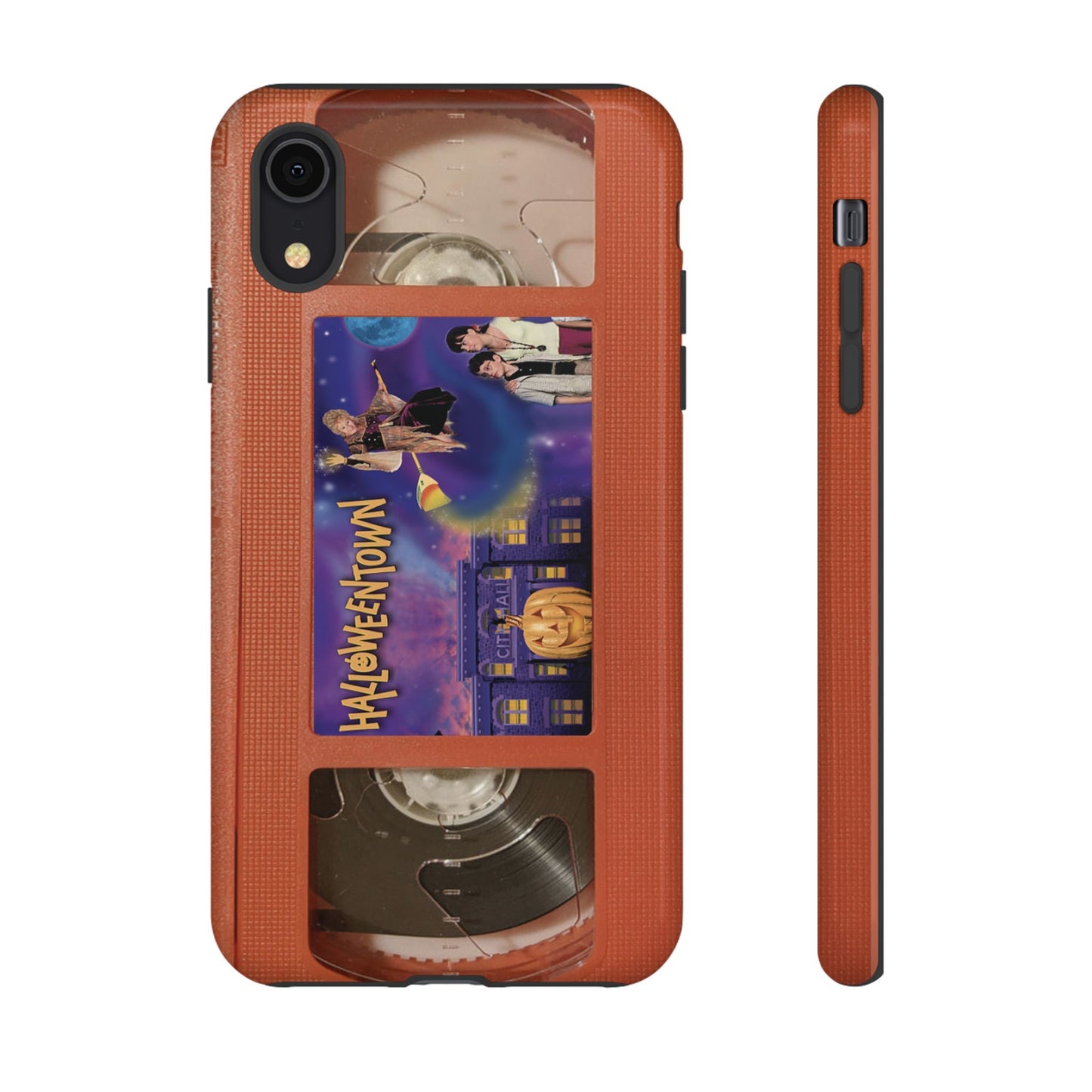 Halloween Town Orange Impact Resistant Phone Case