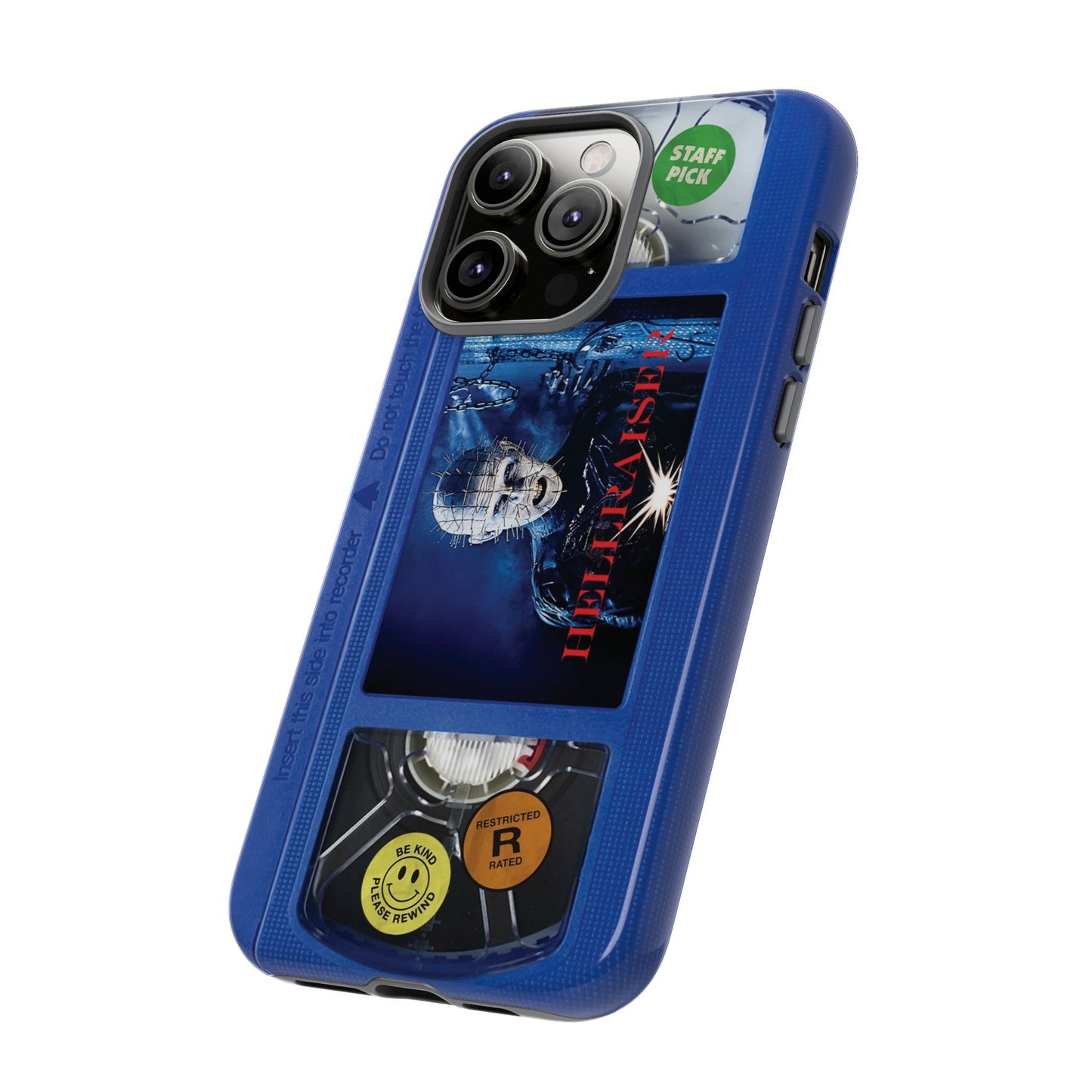 Hellraiser Blue Limited Edition Impact Resistant VHS Phone Case