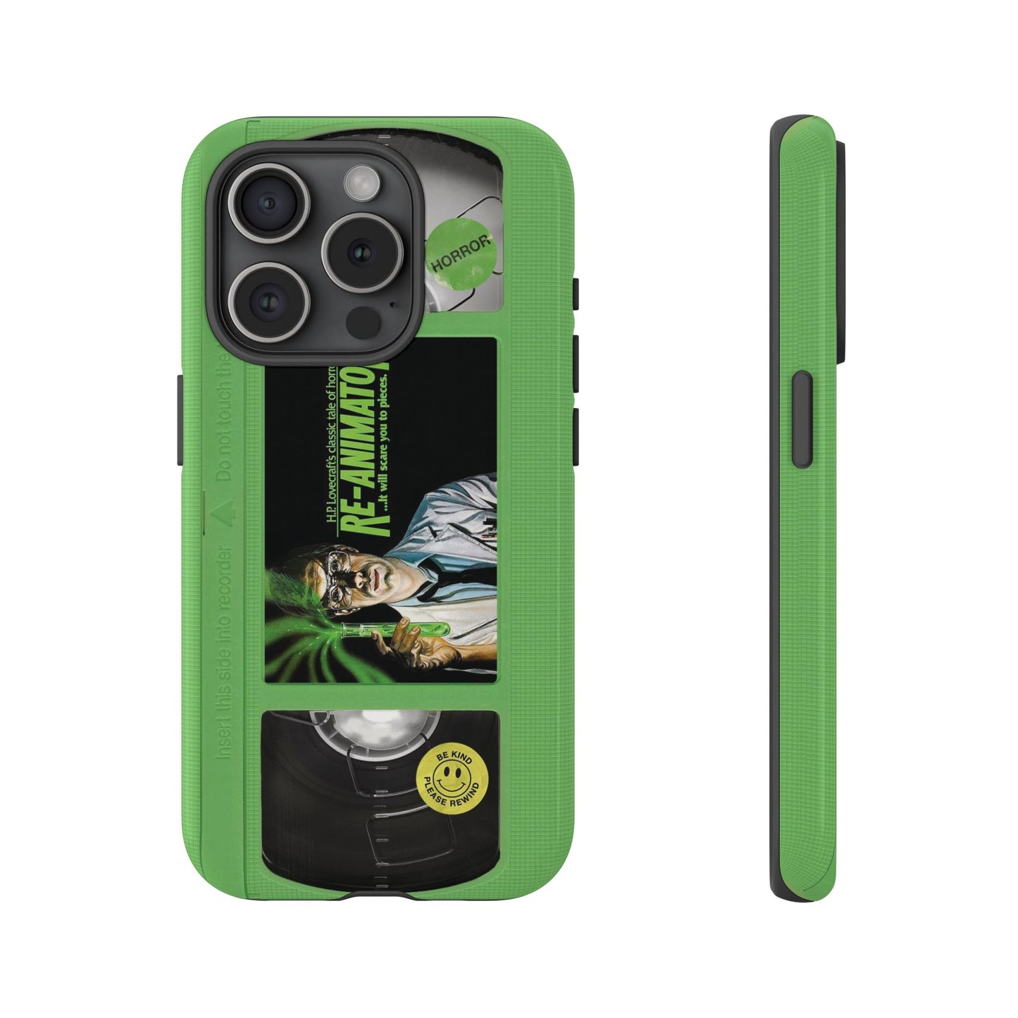 Reanimator Limited Edition Green Impact Resistant VHS Phone Case