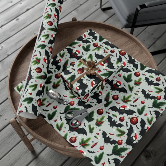 Santa Bats Gift Wrap