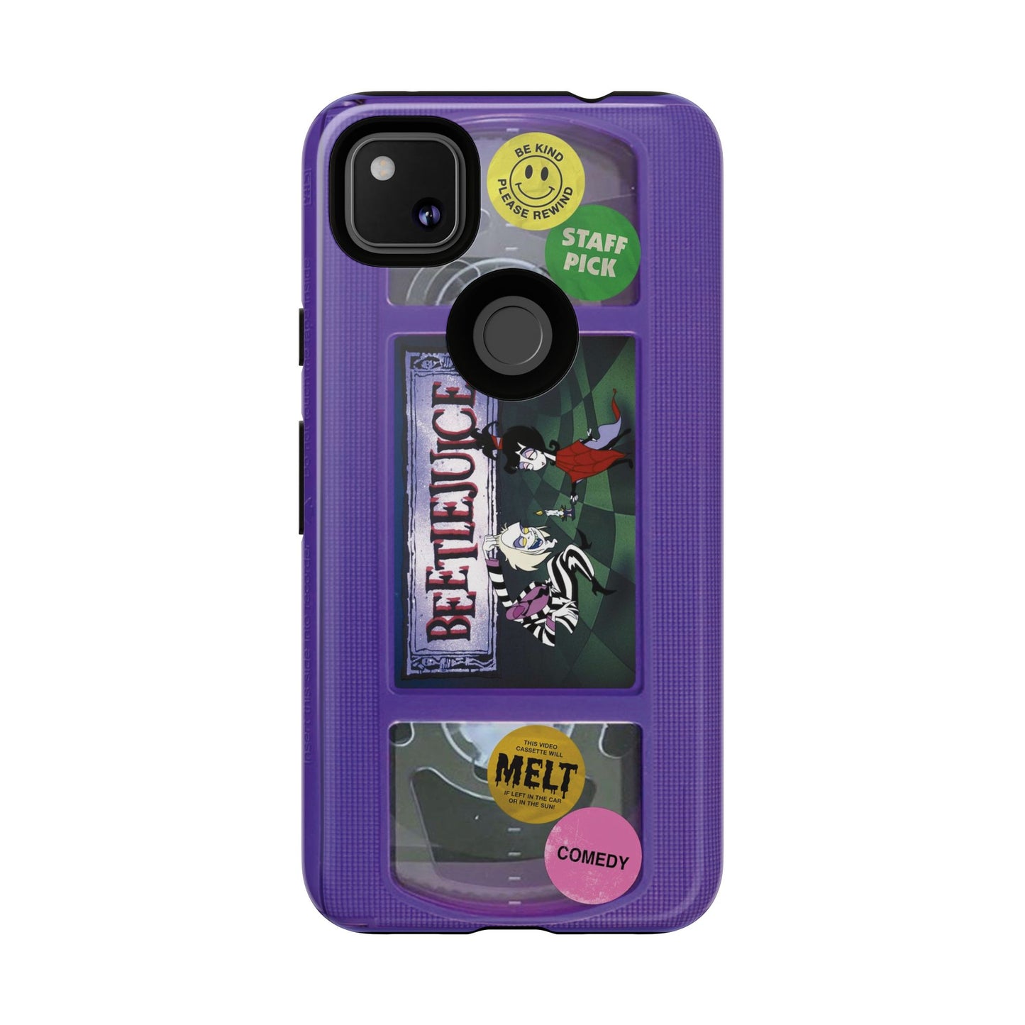 Animated BJ Purple Edition Impact Resistant VHS Phone Case