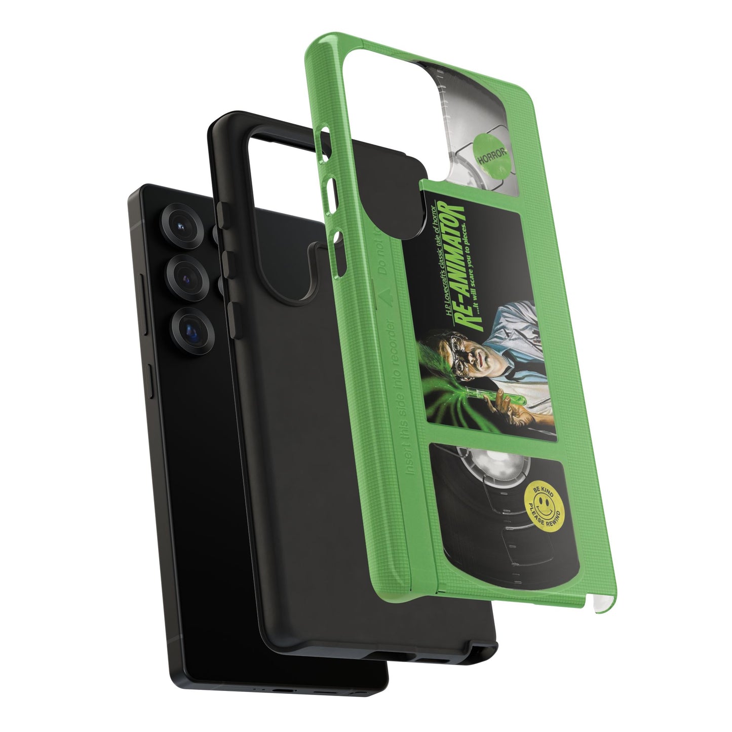 Reanimator Limited Edition Green Impact Resistant VHS Phone Case