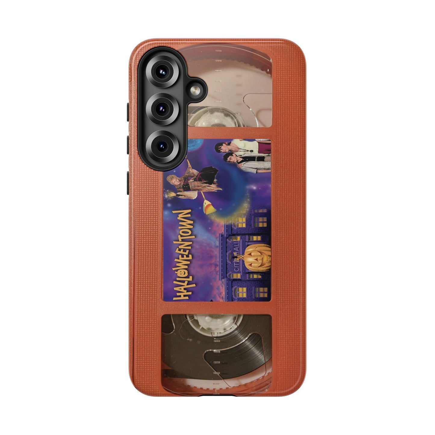 Halloween Town Orange Impact Resistant Phone Case