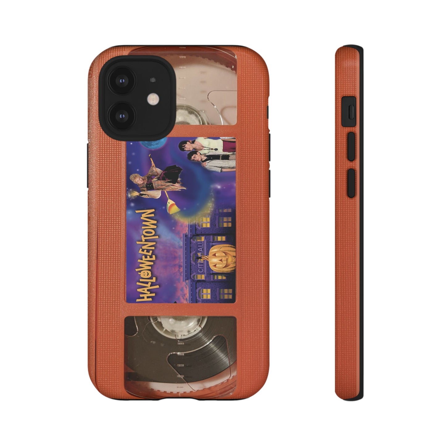 Halloween Town Orange Impact Resistant Phone Case