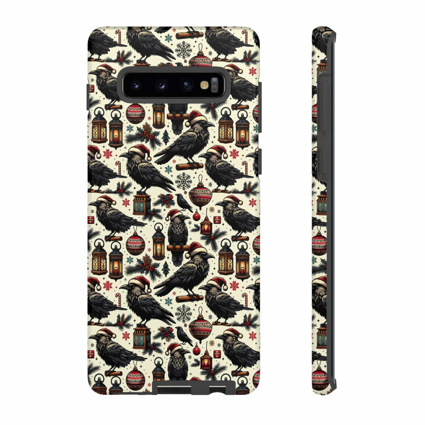 Christmas Crows Impact Resistant Phone Case