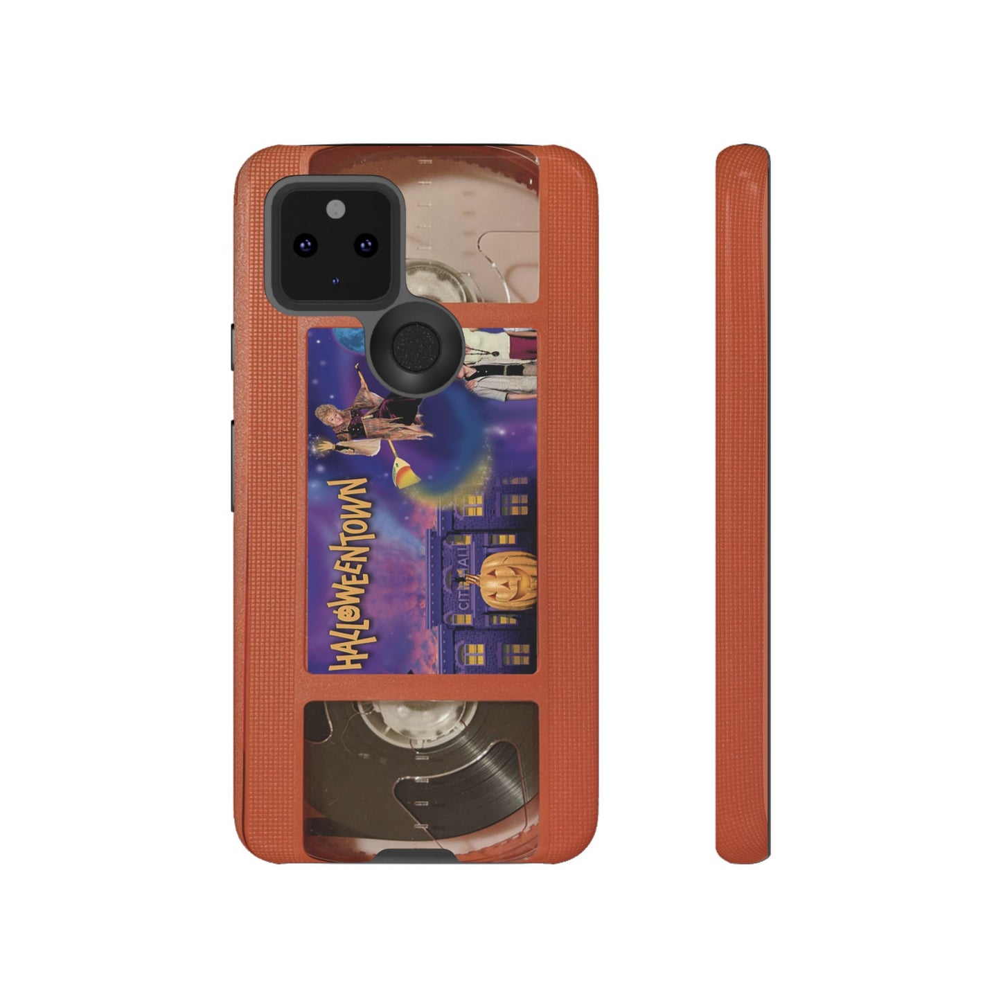 Halloween Town Orange Impact Resistant Phone Case