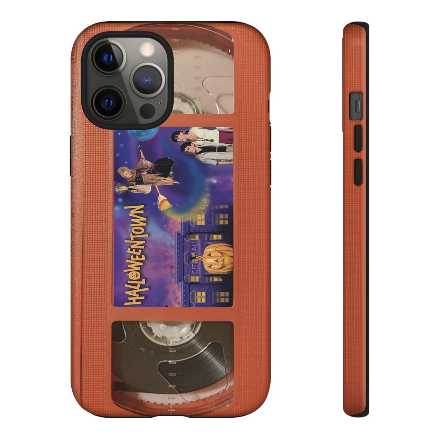 Halloween Town Orange Impact Resistant Phone Case