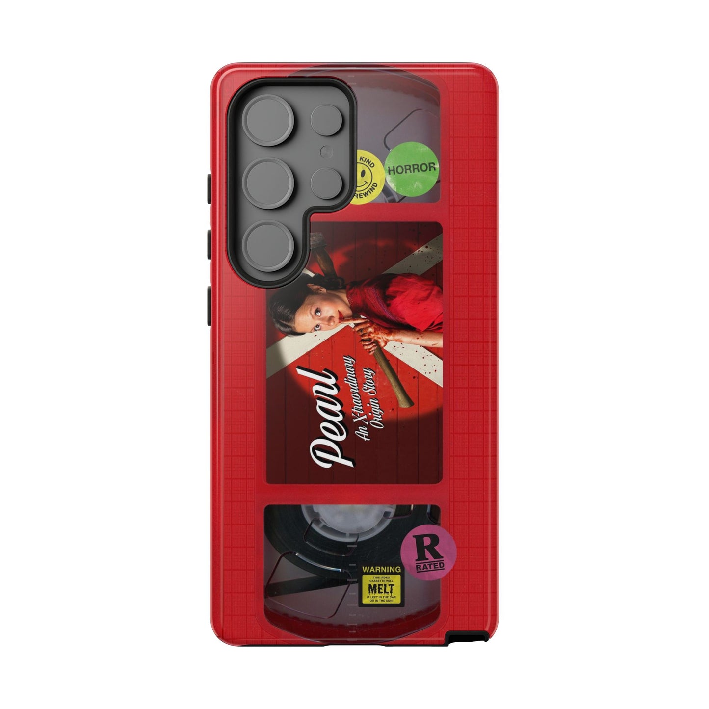 Pearl Red Edition Impact Resistant VHS Phone Case