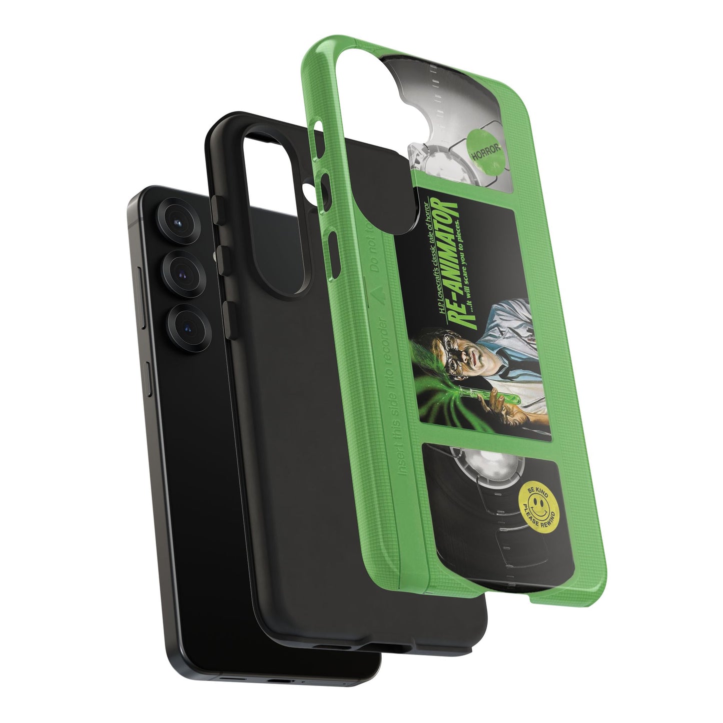 Reanimator Limited Edition Green Impact Resistant VHS Phone Case