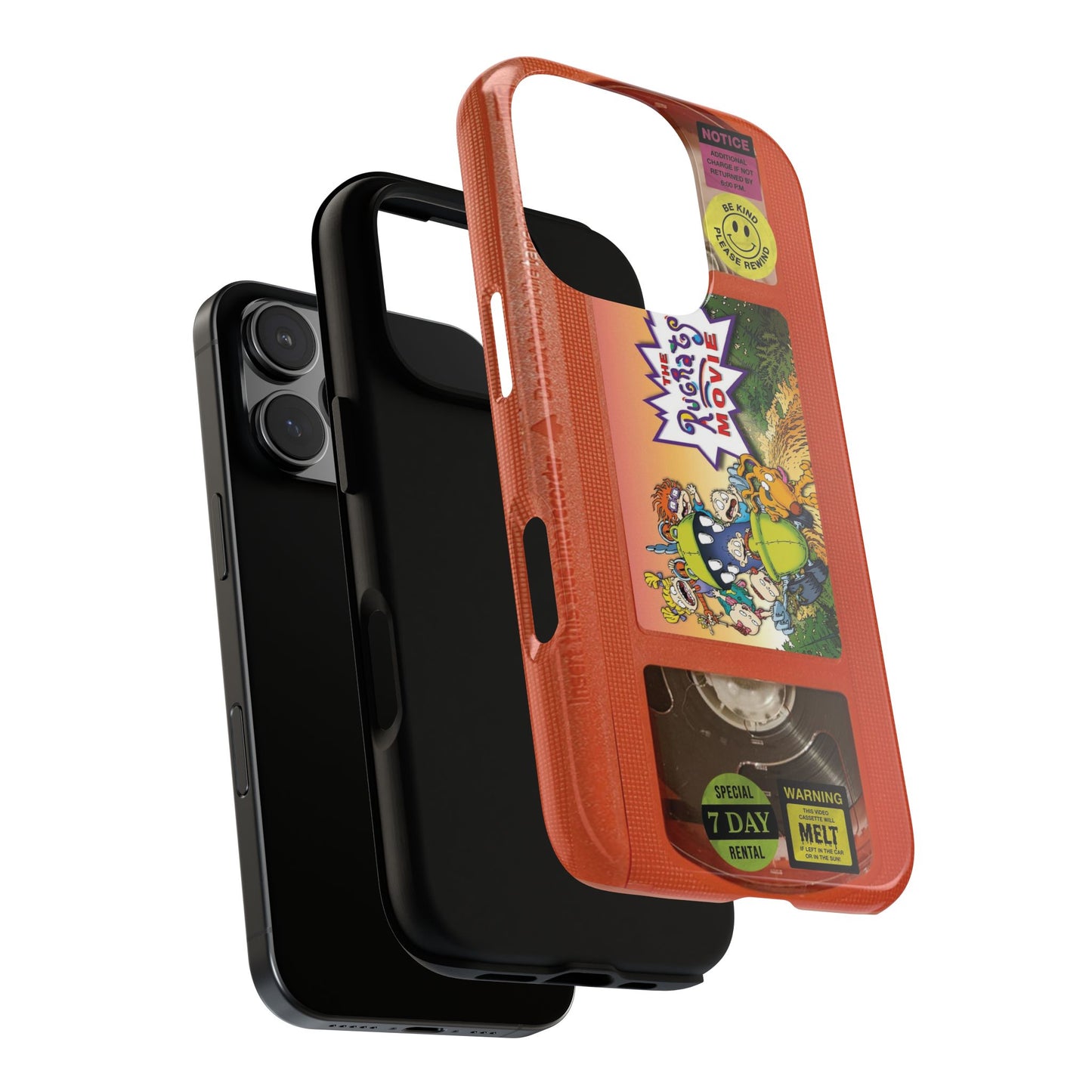 Rugrats Orange Edition VHS Phone Case