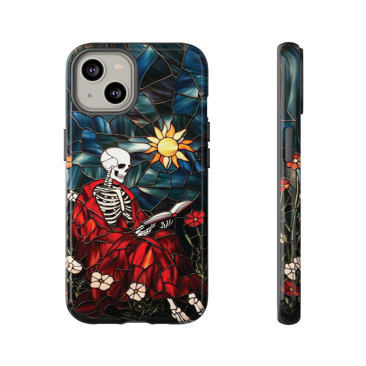Bookish Skeleton Phone Case