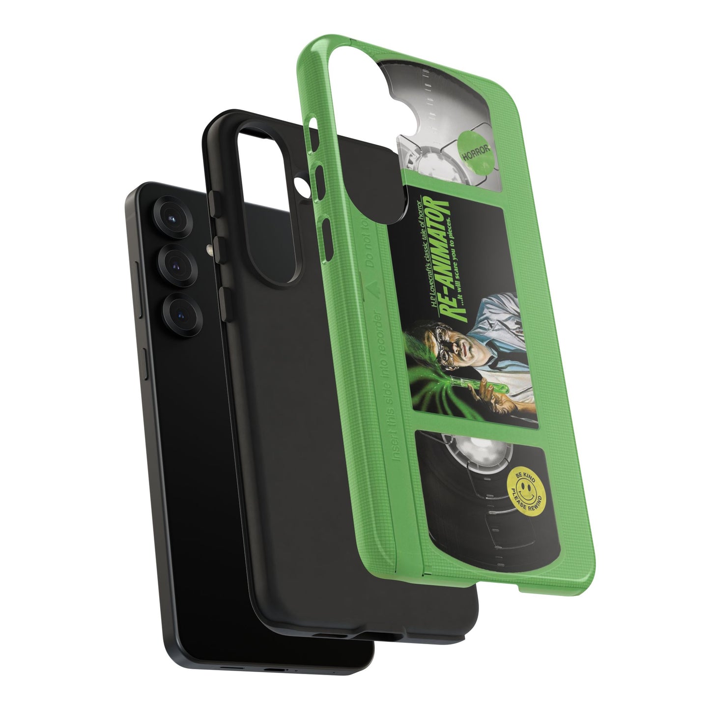 Reanimator Limited Edition Green Impact Resistant VHS Phone Case
