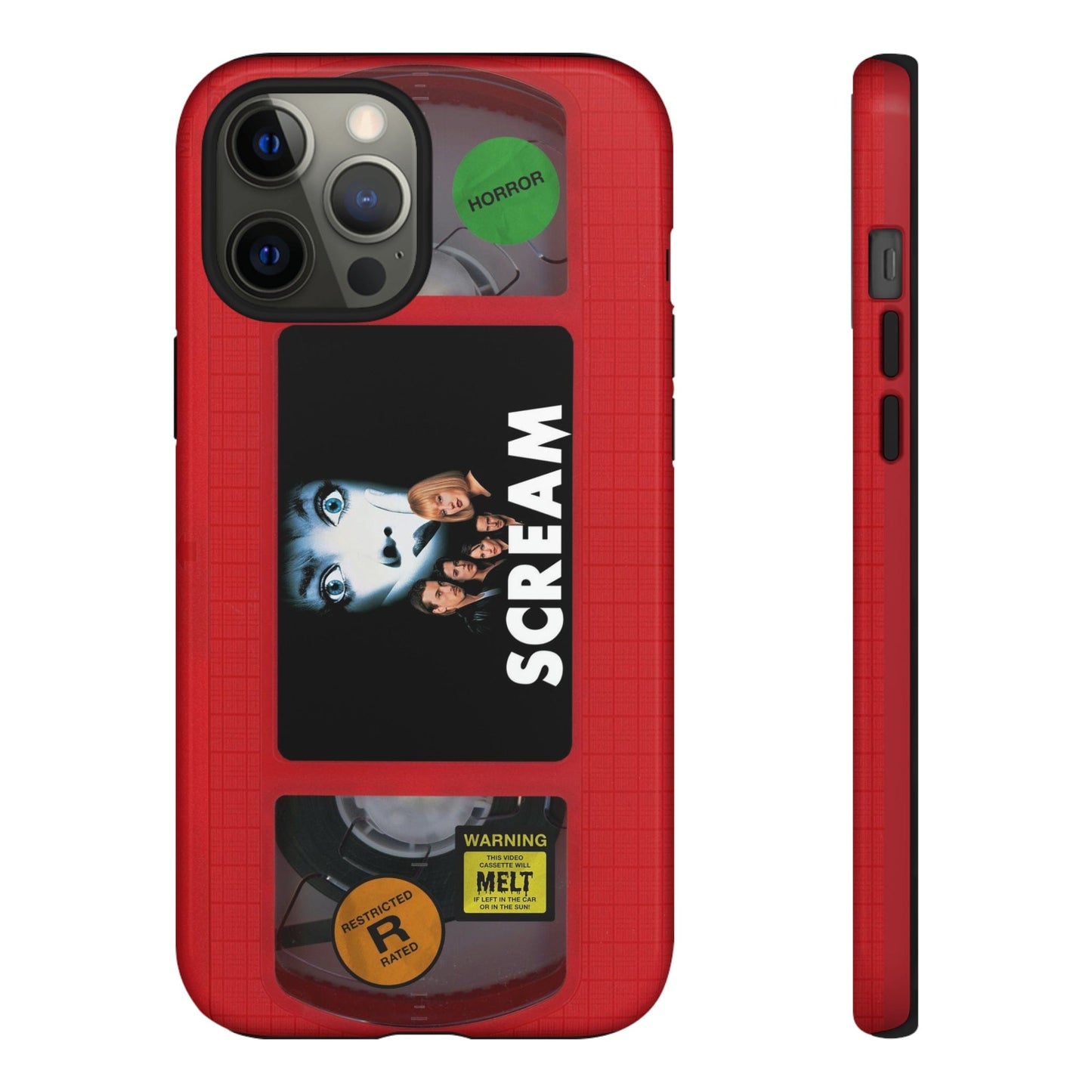 Scream Red Limited Edition Impact Resistant VHS Phone Case