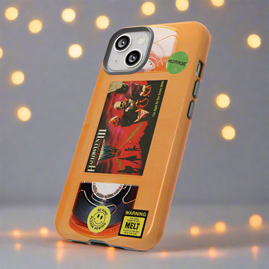 Halloween III Orange Edition Impact Resistant VHS Phone Case