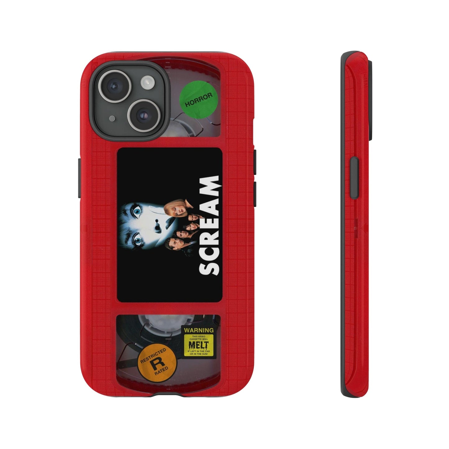 Scream Red Limited Edition Impact Resistant VHS Phone Case