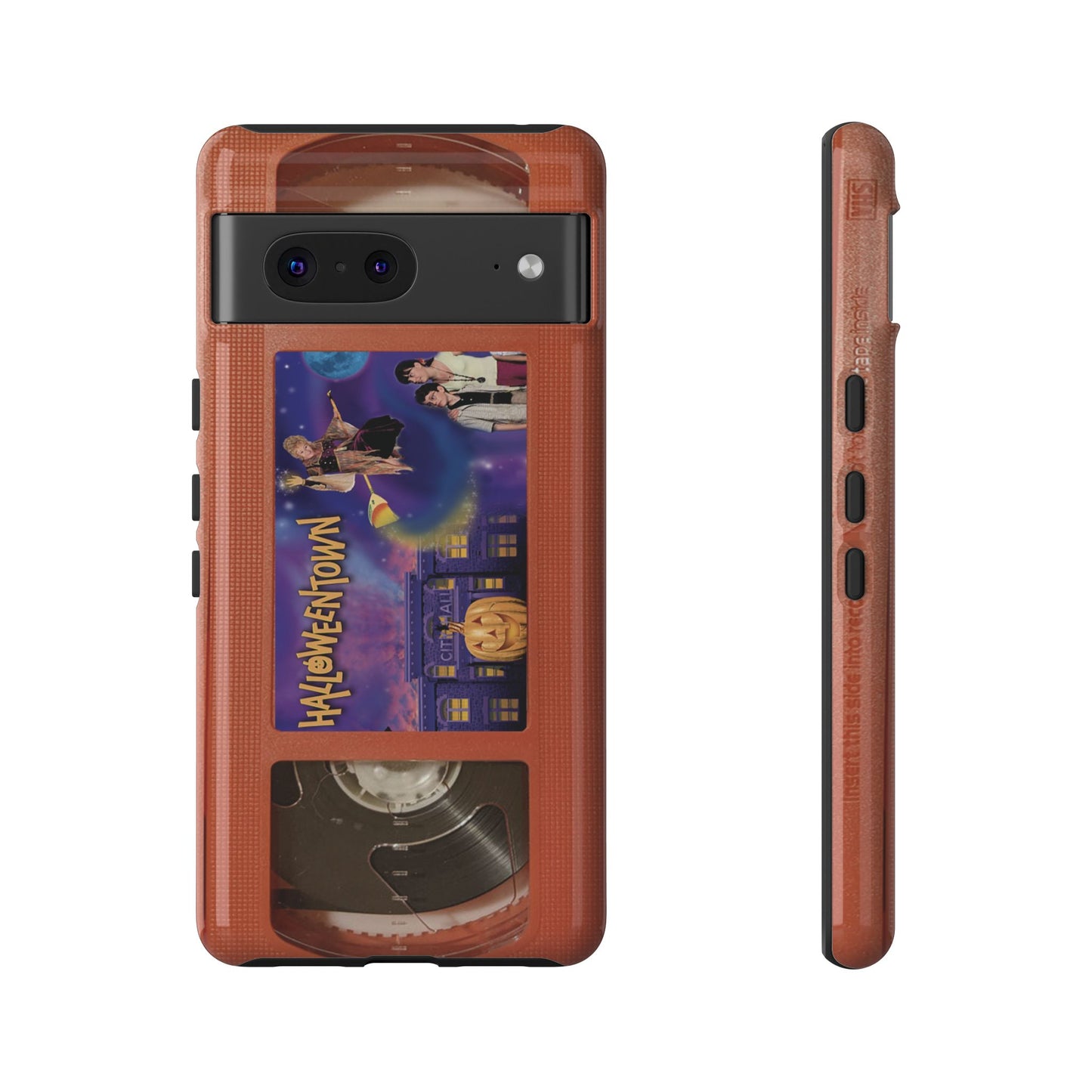 Halloween Town Orange Impact Resistant Phone Case
