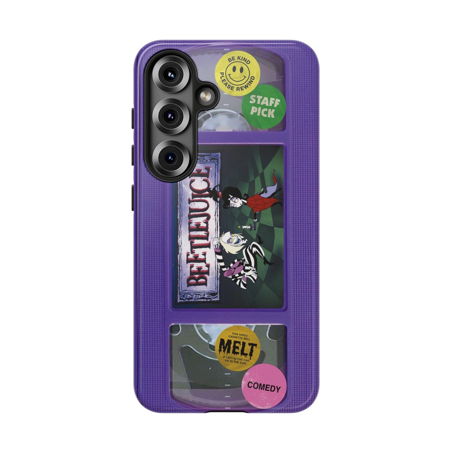 Animated BJ Purple Edition Impact Resistant VHS Phone Case