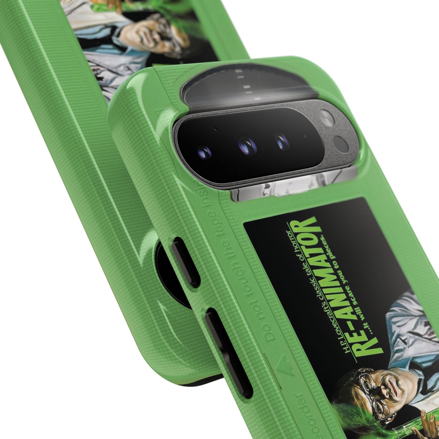 Reanimator Limited Edition Green Impact Resistant VHS Phone Case