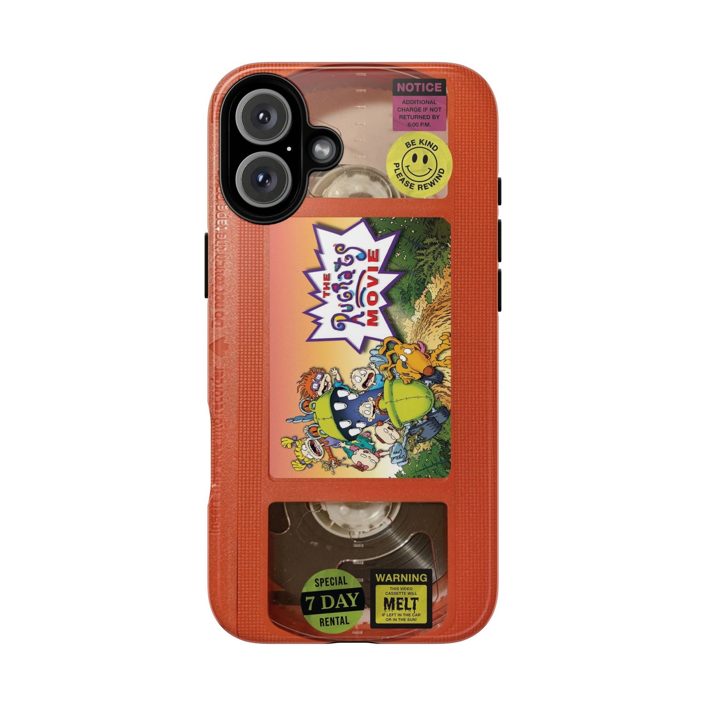 Rugrats Orange Edition VHS Phone Case