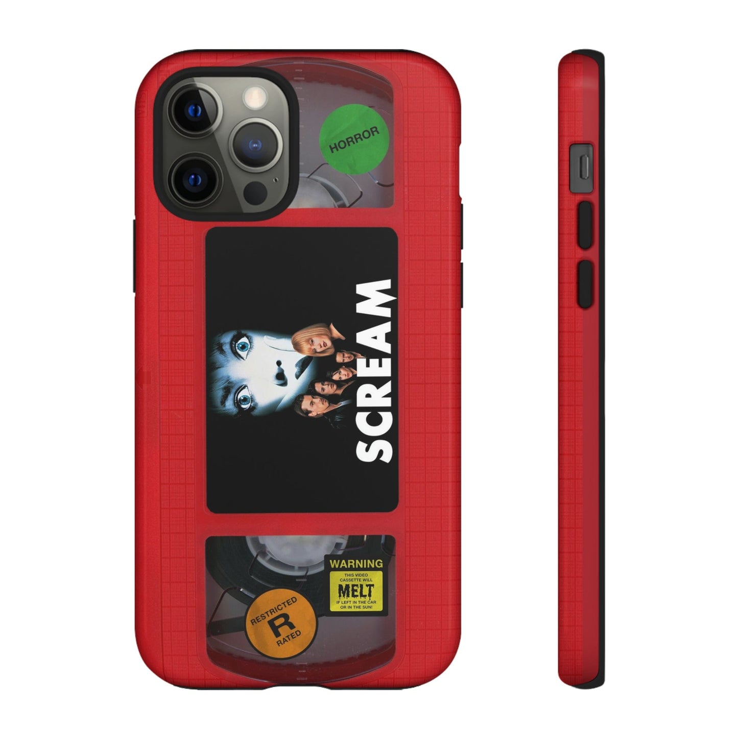 Scream Red Limited Edition Impact Resistant VHS Phone Case