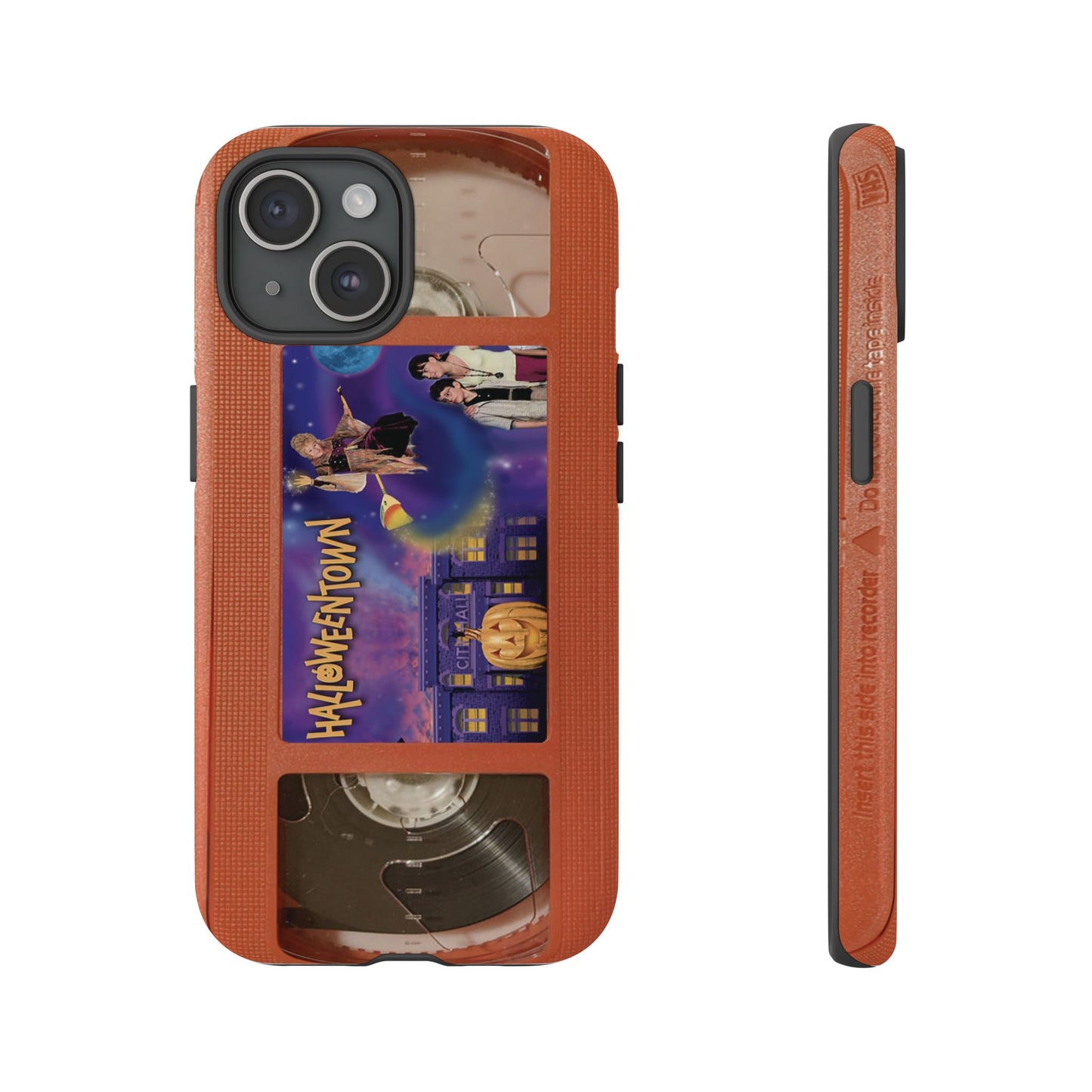 Halloween Town Orange Impact Resistant Phone Case