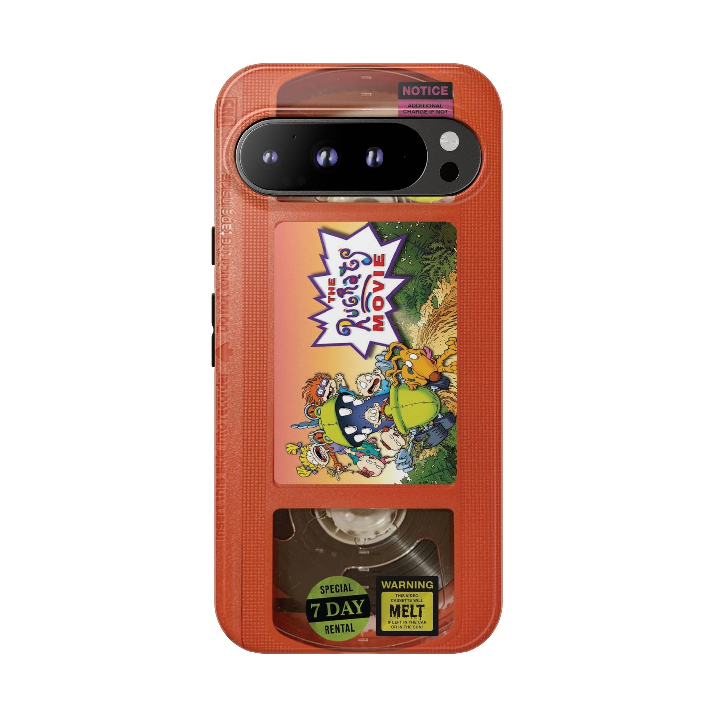 Rugrats Orange Edition VHS Phone Case