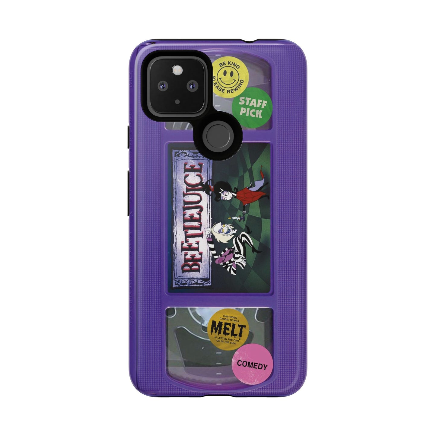 Animated BJ Purple Edition Impact Resistant VHS Phone Case