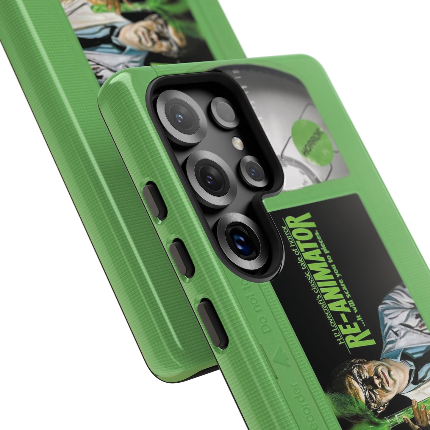 Reanimator Limited Edition Green Impact Resistant VHS Phone Case