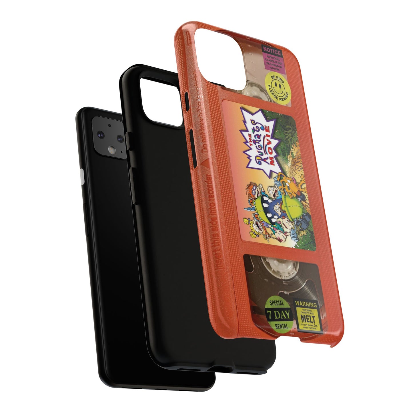 Rugrats Orange Edition VHS Phone Case