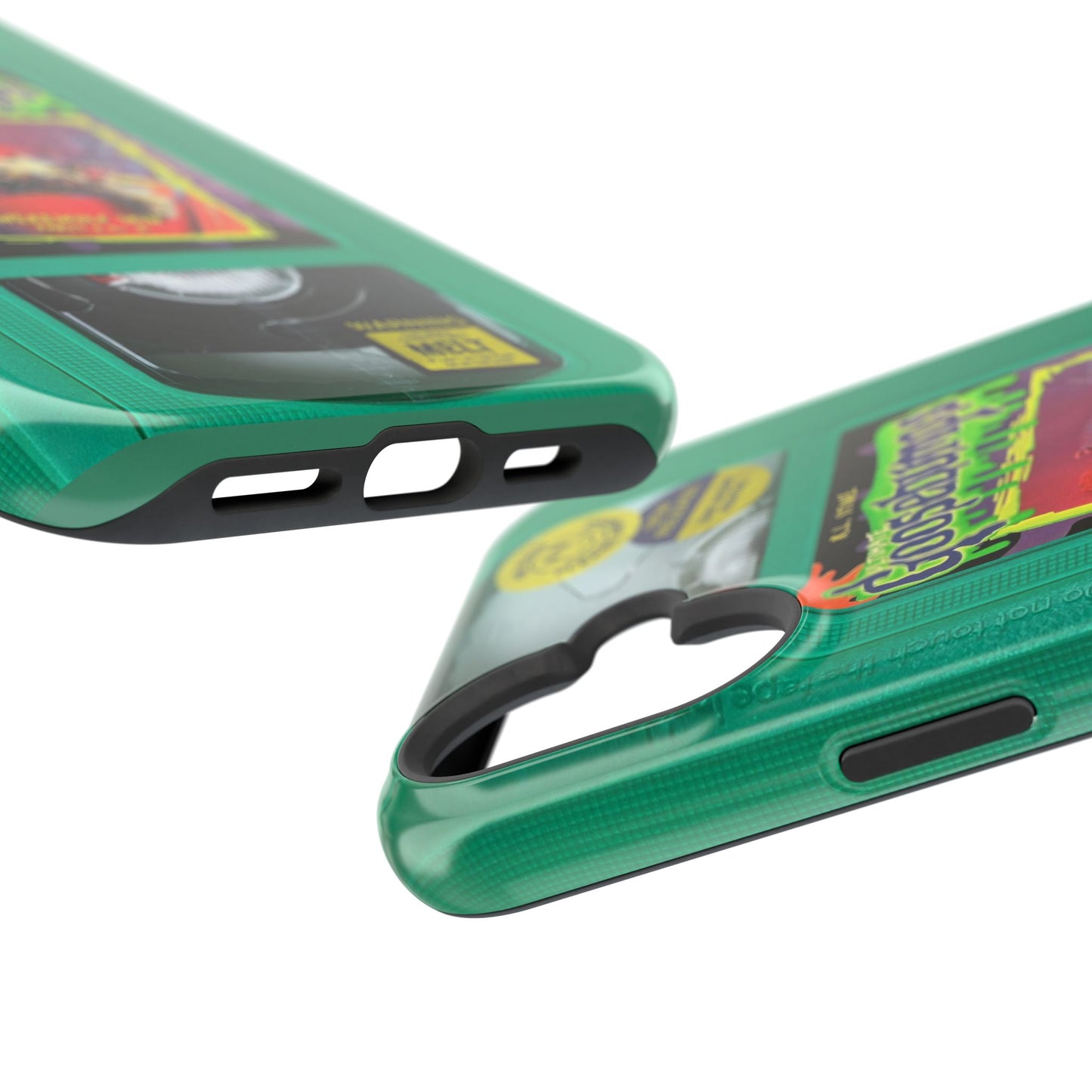 Green Goosebumps MagSafe VHS Phone Case