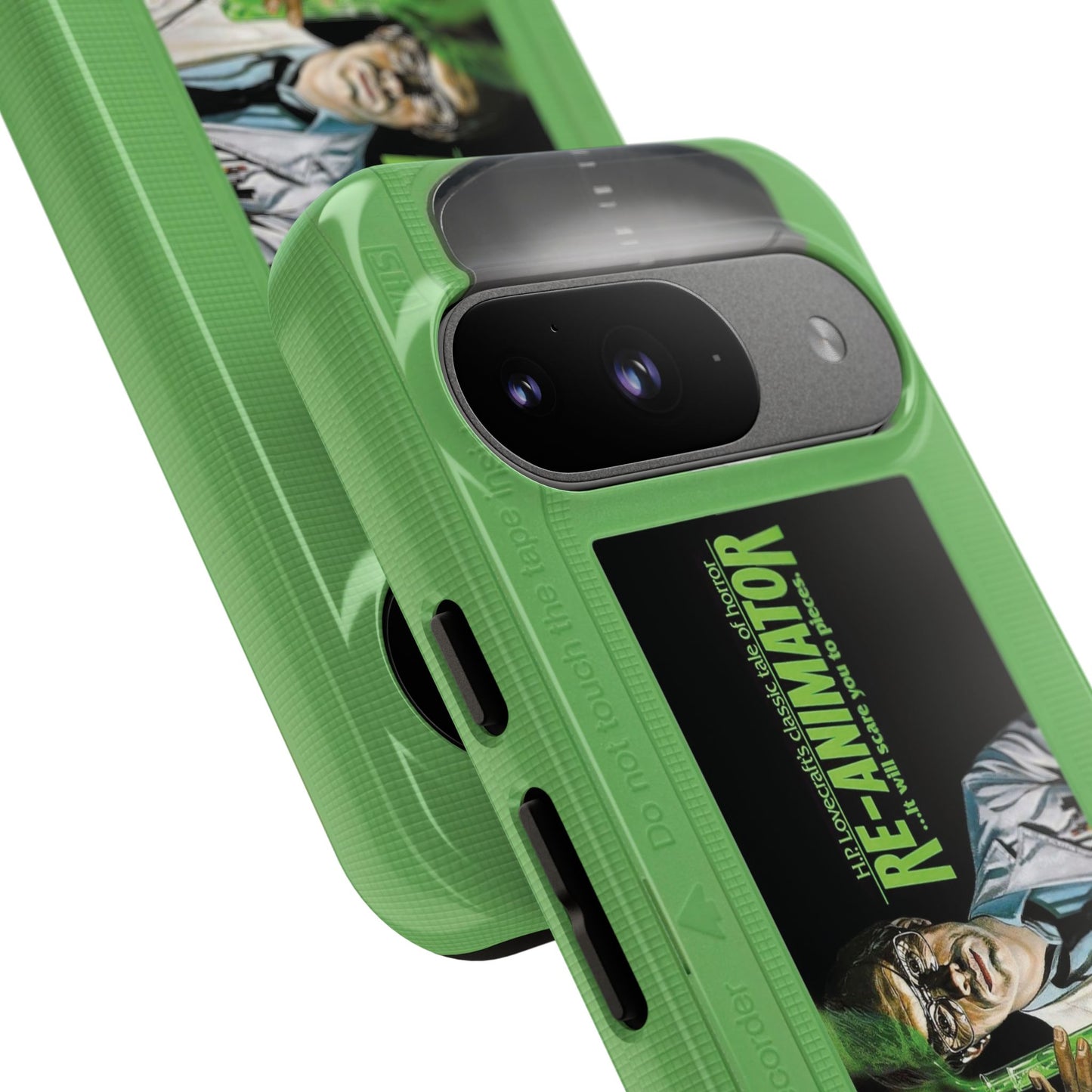 Reanimator Limited Edition Green Impact Resistant VHS Phone Case