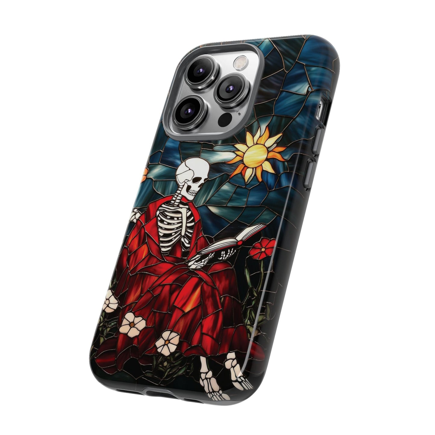 Bookish Skeleton Phone Case