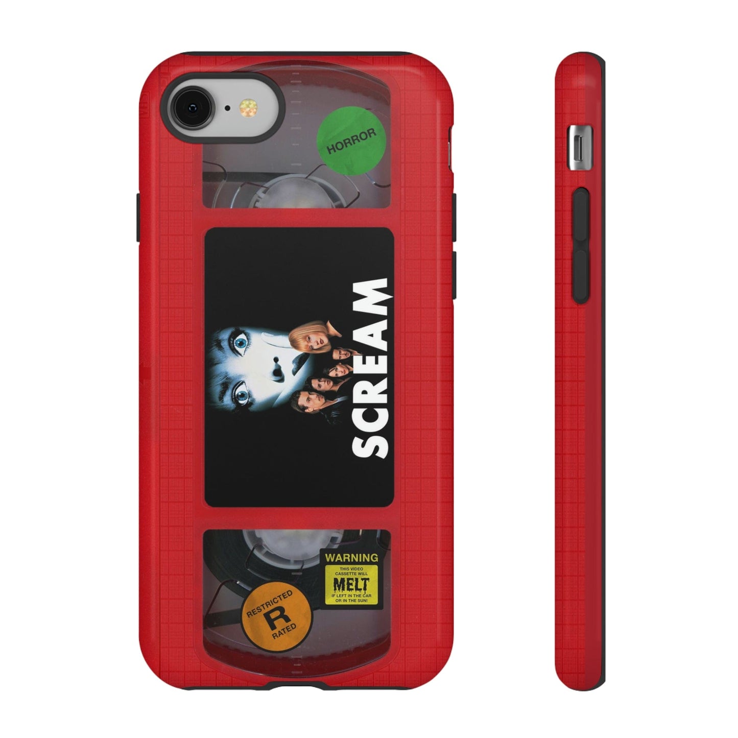 Scream Red Limited Edition Impact Resistant VHS Phone Case