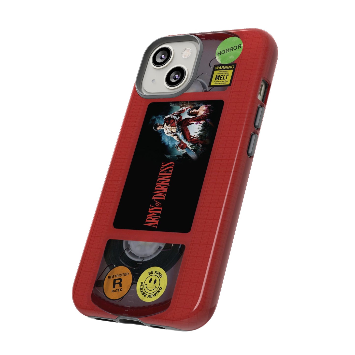 Army of Darkness Red Edition VHS Phone Case